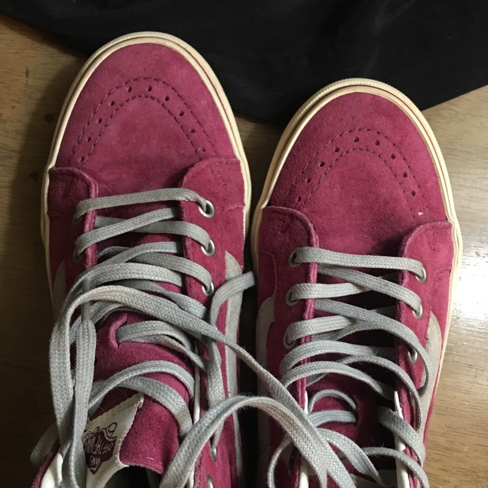 VANS Pink Sk8 hi sneakers